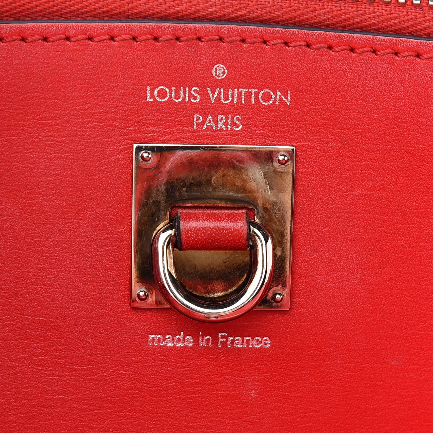 Louis Vuitton Taurillon City Steamer PM Rubis 5 of 10