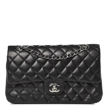 Chanel Lambskin Quilted Medium Double Flap Black 1 of 15