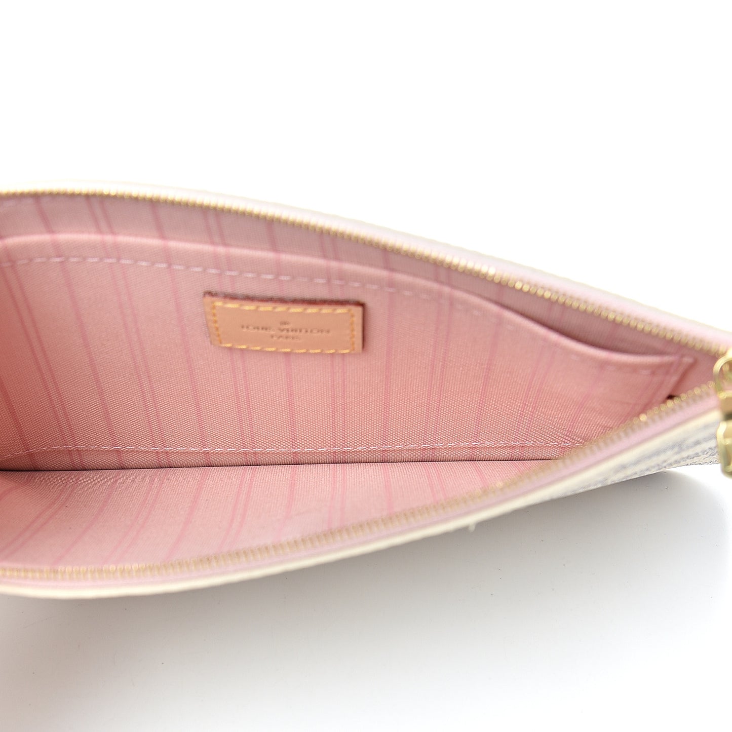 Damier Azur Neverfull MM GM Pochette Rose Ballerine