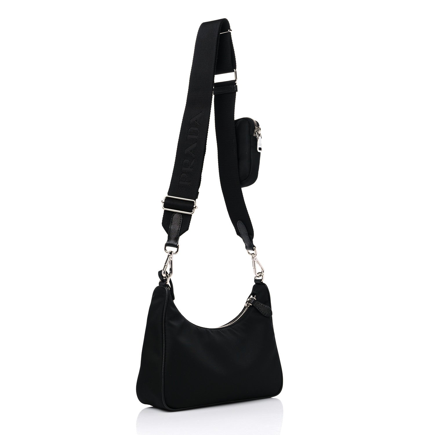 Prada Nylon Re-Edition 2005 Shoulder Bag Black 3 of 9