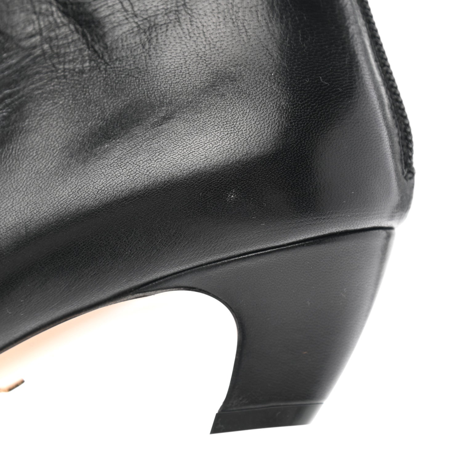 Christian Dior Lambskin I-Dior Ankle Boots 37.5 Black 1008689