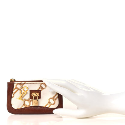Louis Vuitton Monogram Charms Key Pouch White 2 of 6