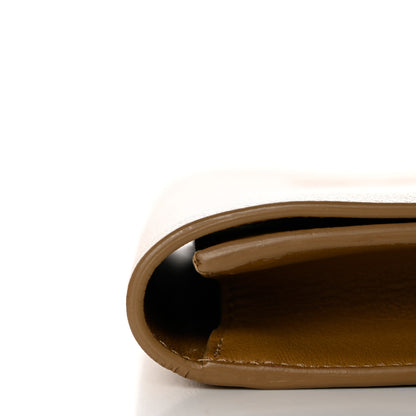 Saint Laurent Calfskin Monogram Large Belle De Jour Clutch Beige 11 of 11