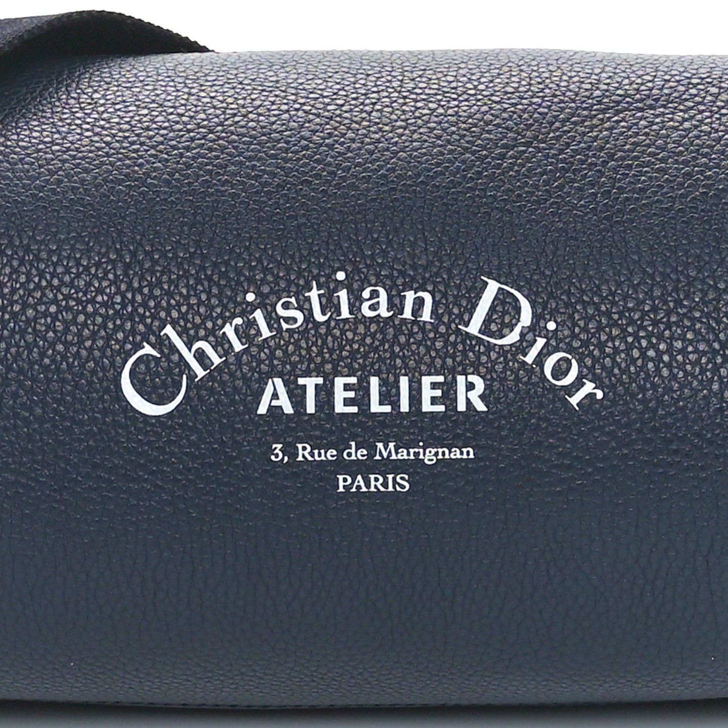 HOMME Grained Calfskin Mens Roller Pouch Blue