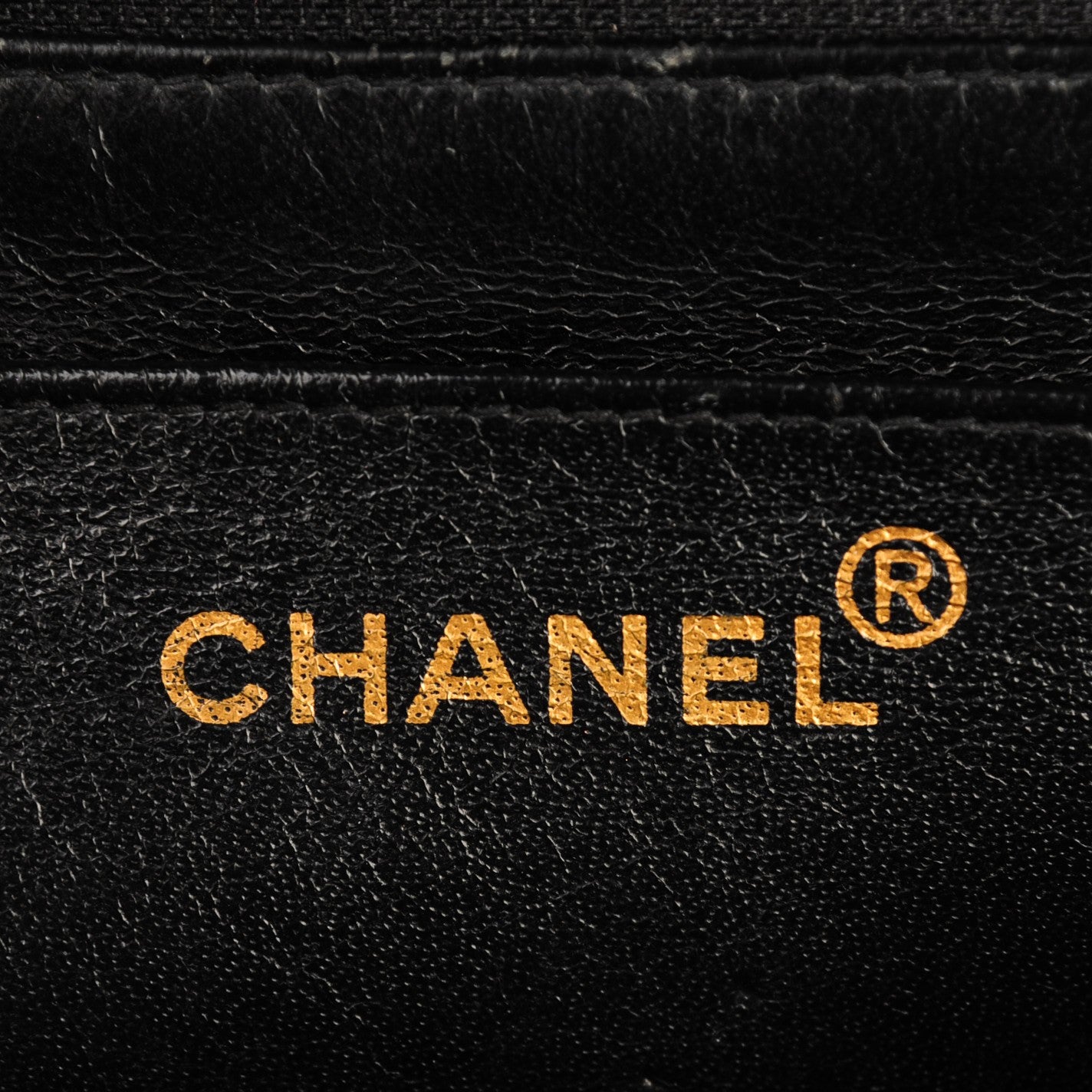 Lambskin Quilted Jumbo Single Flap Black