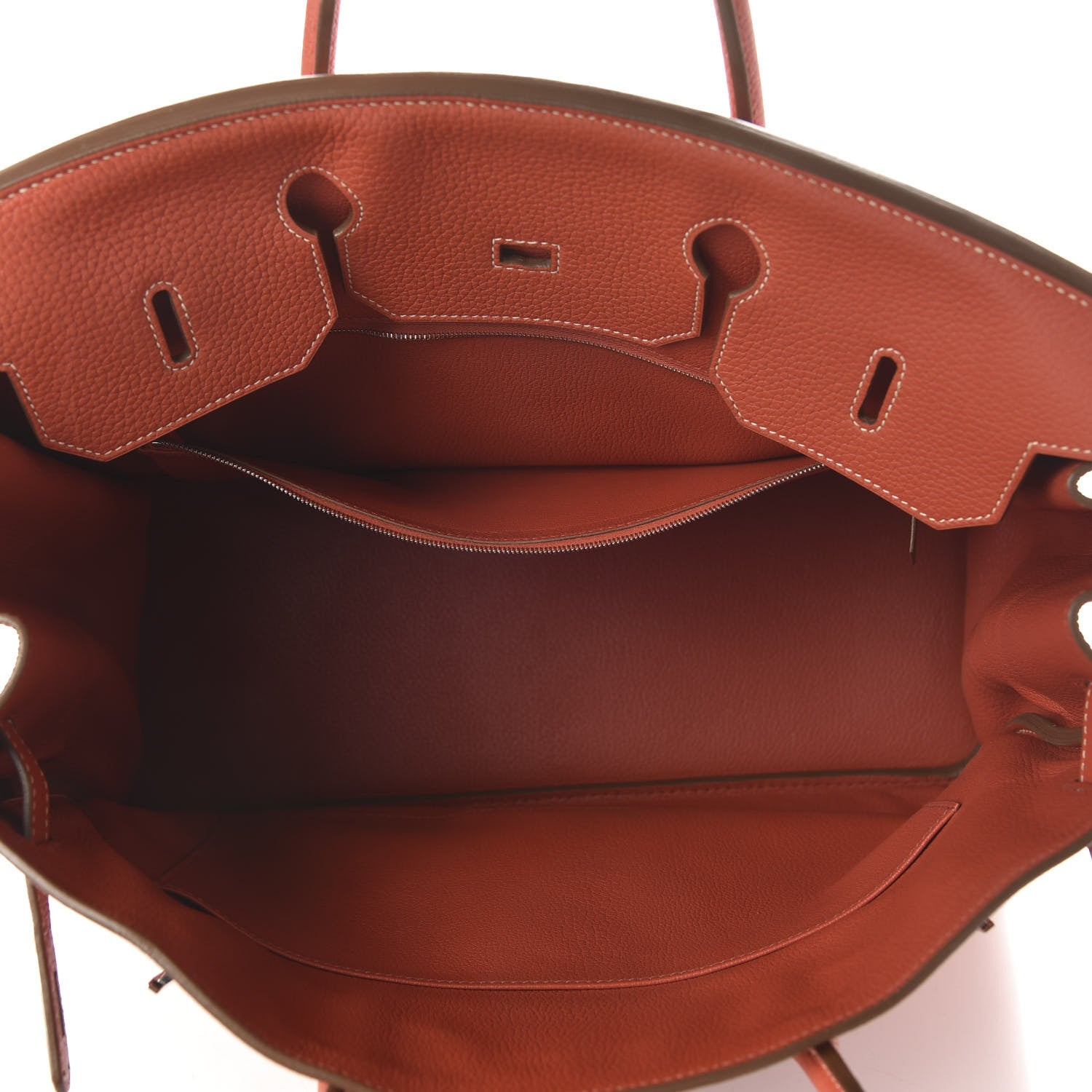 Hermes Taurillon Clemence Birkin 40 Sanguine 5 of 12