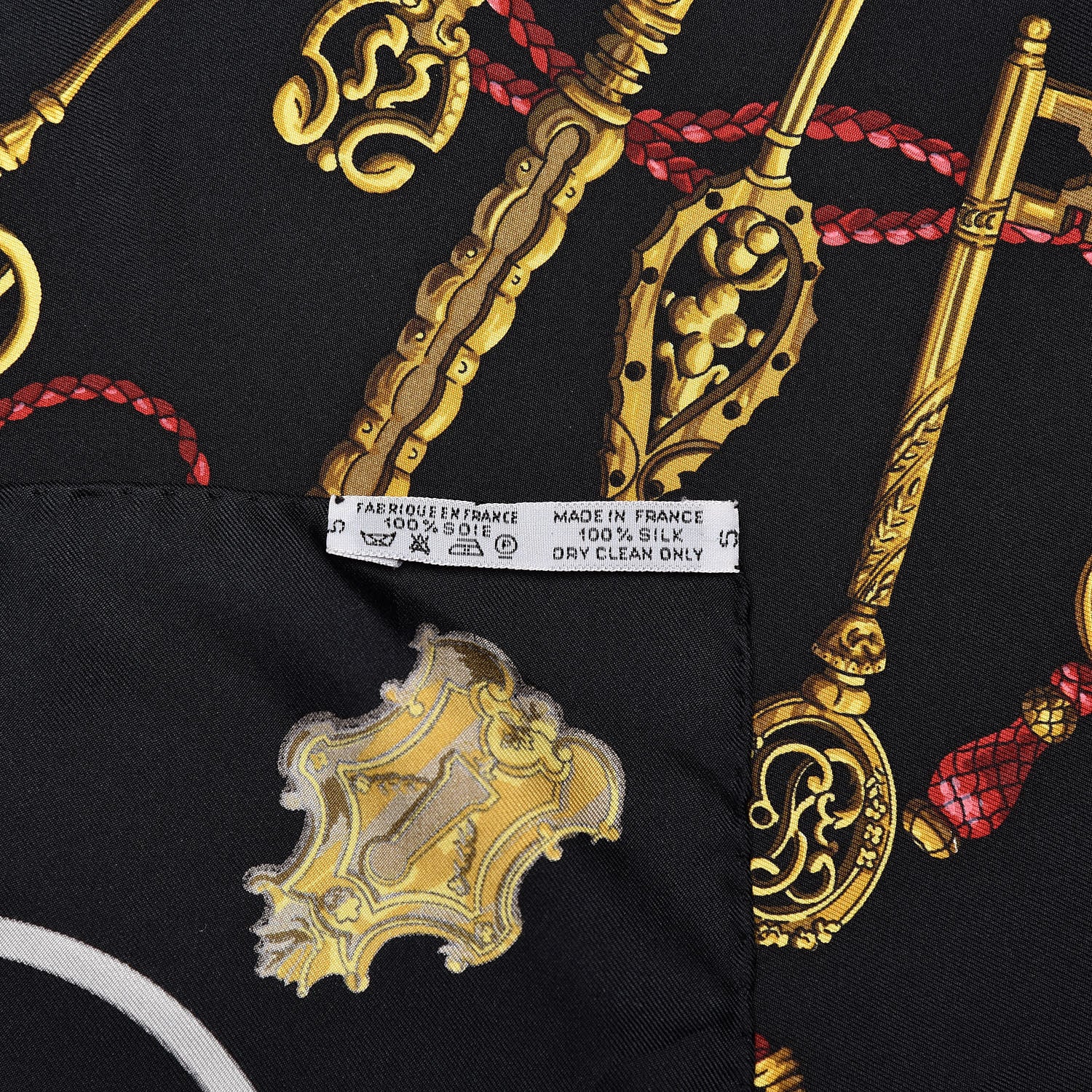 Hermes Silk Keys Les Cles Scarf 90 6 of 6