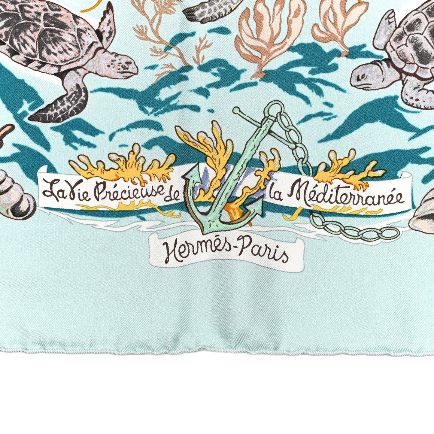 Silk La Vie Precieuse de La Mediterranee Scarf 90