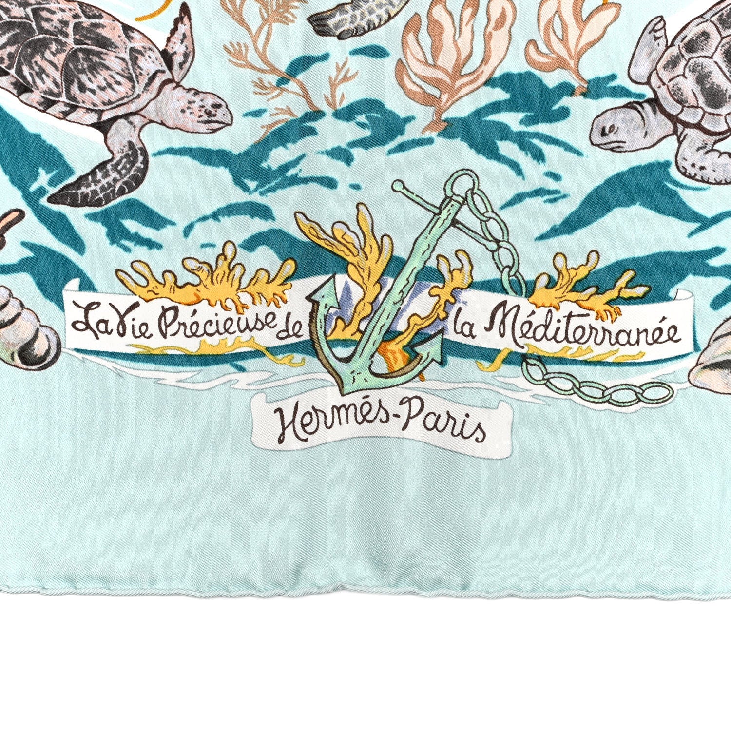 Hermes Silk La Vie Precieuse de La Mediterranee Scarf 90 2 of 5