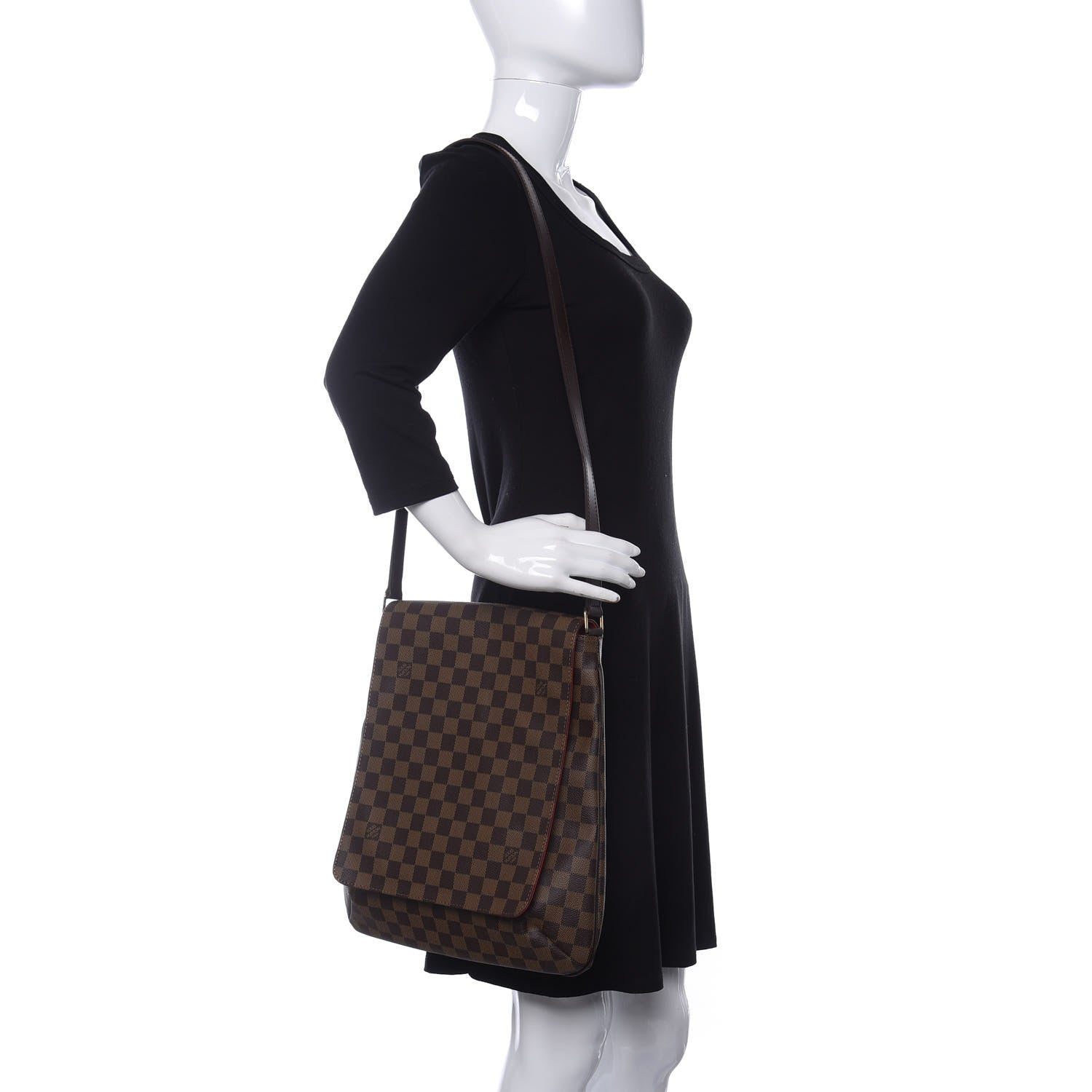 Louis Vuitton Damier Ebene Musette GM 2 of 10