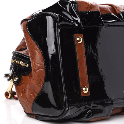 Louis Vuitton Cuir Embossed Monogram Stephen Bag Fauve 8 of 13