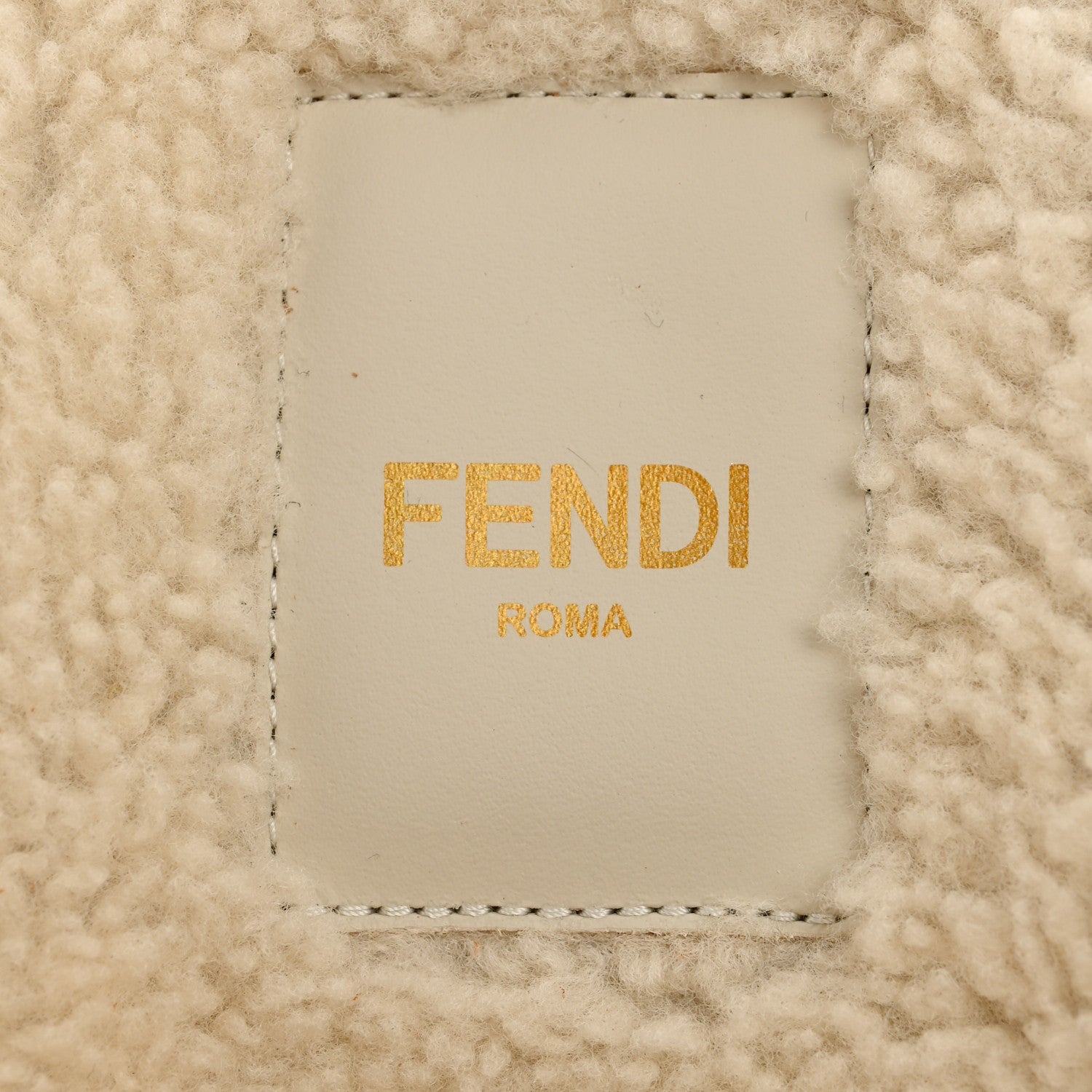 Fendi Suede Shearling Fendi Feel Buckled Clogs 36 Caramel Latte 7 of 9