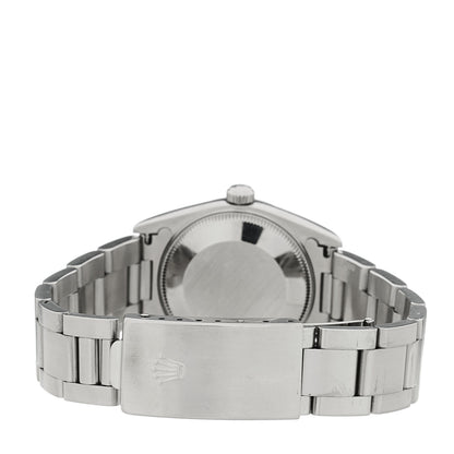 Rolex Stainless Steel 31mm Oyster Perpetual Watch Black 77080 3 of 5