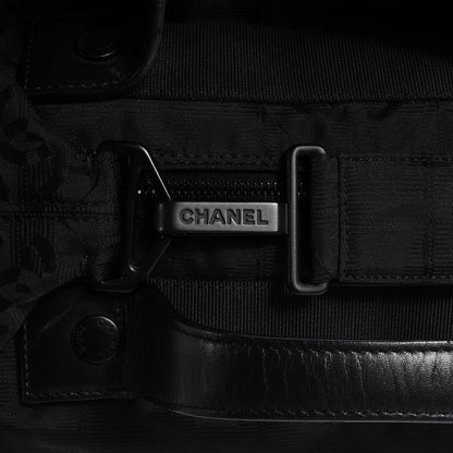 Chanel Nylon Travel Duffel Bag Black 8 of 8