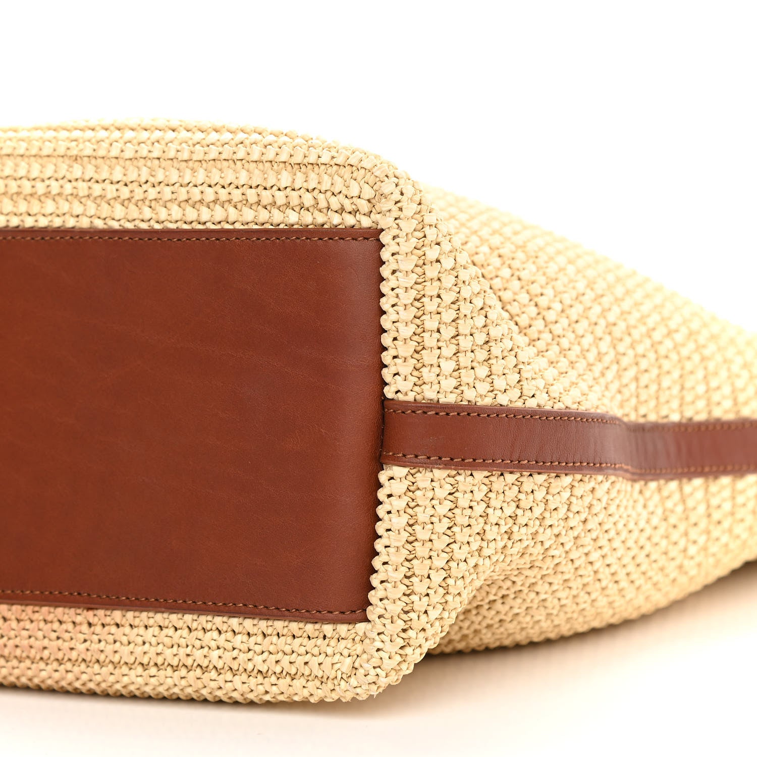 Saint Laurent Raffia Tote Naturale Brown 10 of 14