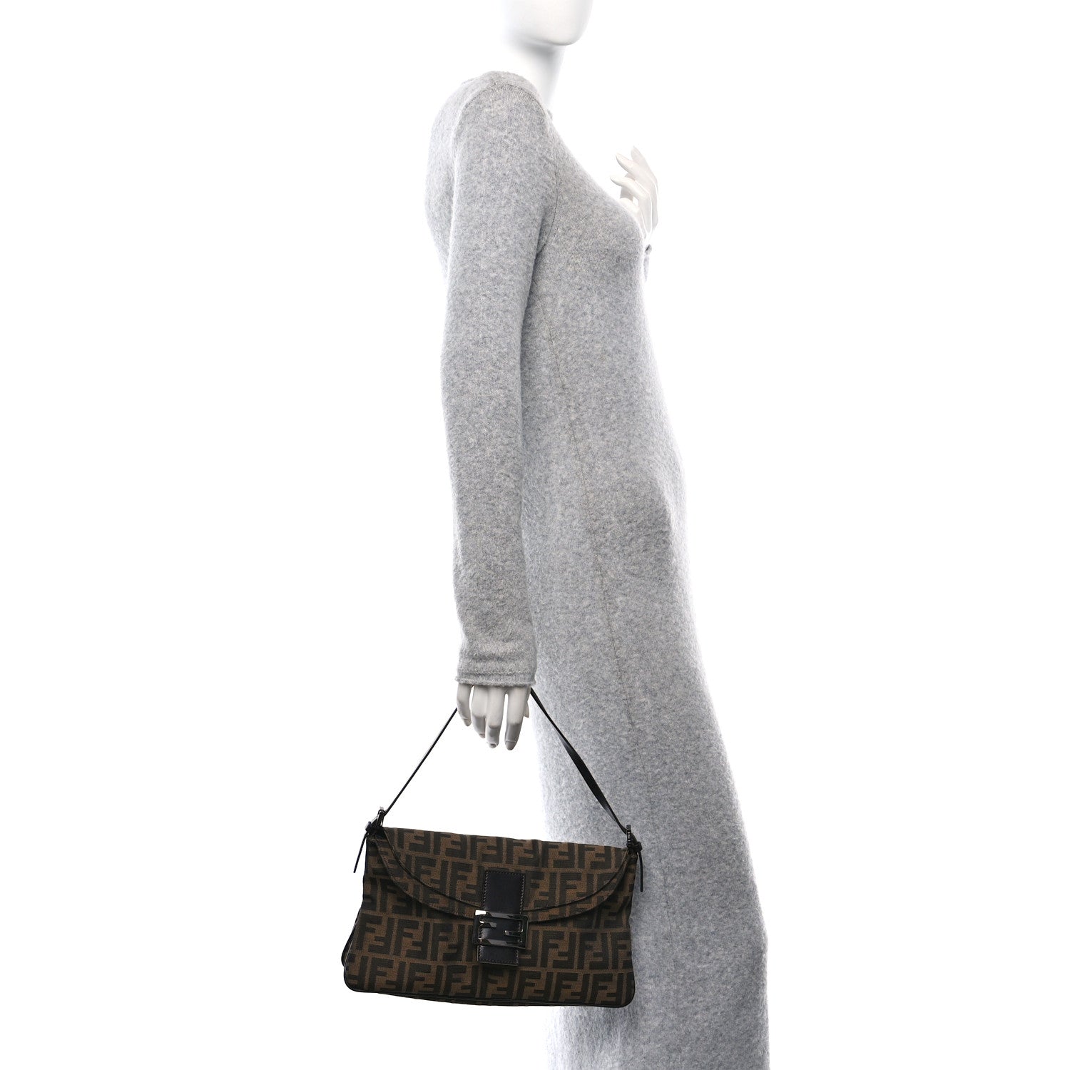 Fendi Zucca Baguette Brown 2 of 13