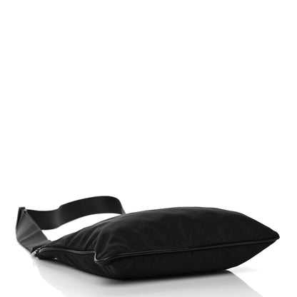 Prada Nylon Vela Flat Messenger Bag Black 3 of 8