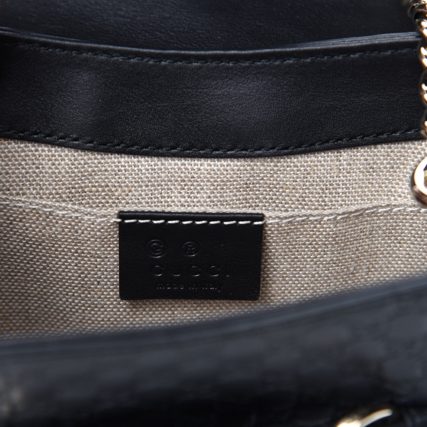 Gucci Microguccissima Mini Emily Shoulder Bag Black 8 of 10