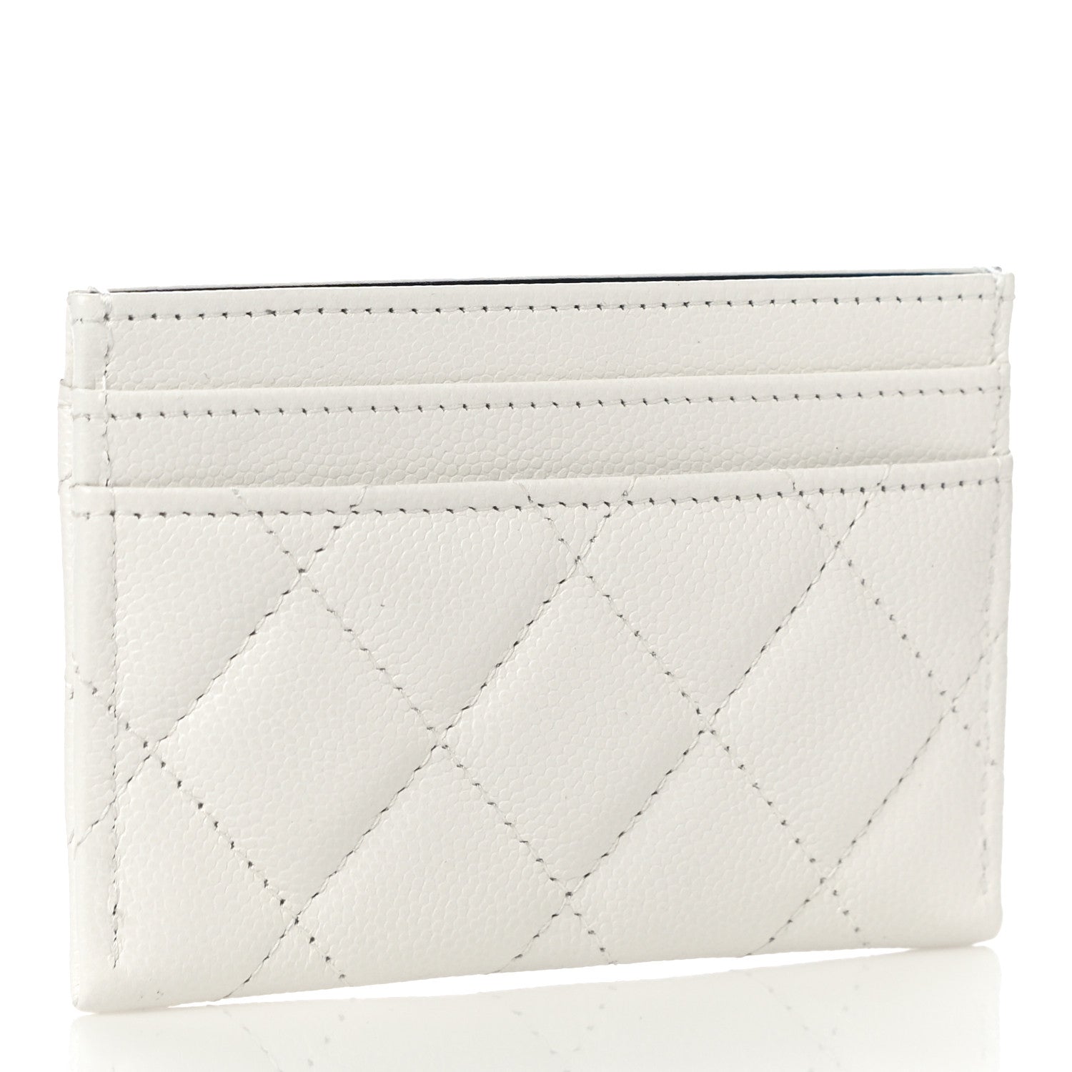 Chanel Caviar Quilted My Everything Card Holder White Black 3 of 12