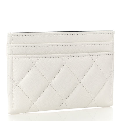 Chanel Caviar Quilted My Everything Card Holder White Black 3 of 12