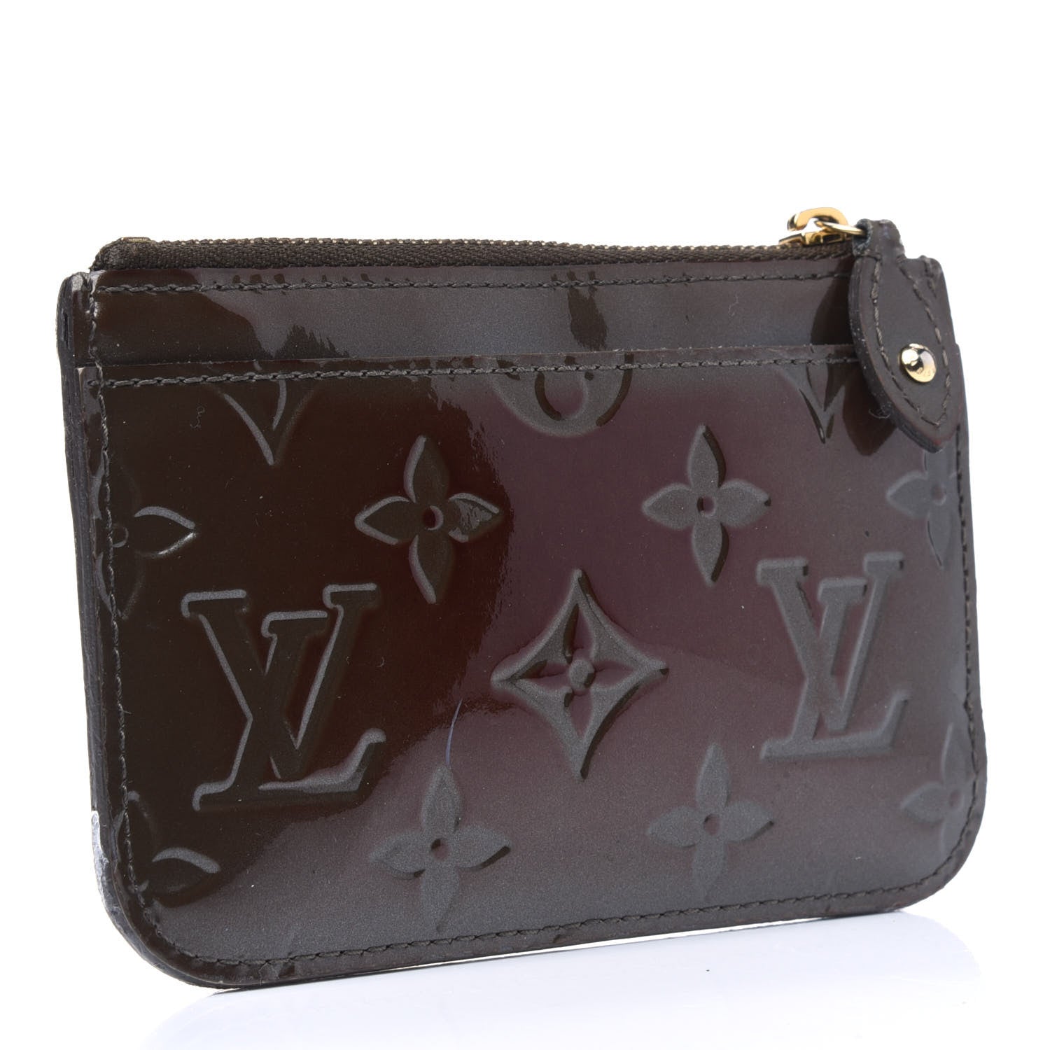 Louis Vuitton Vernis Key Pouch Amarante 2 of 4