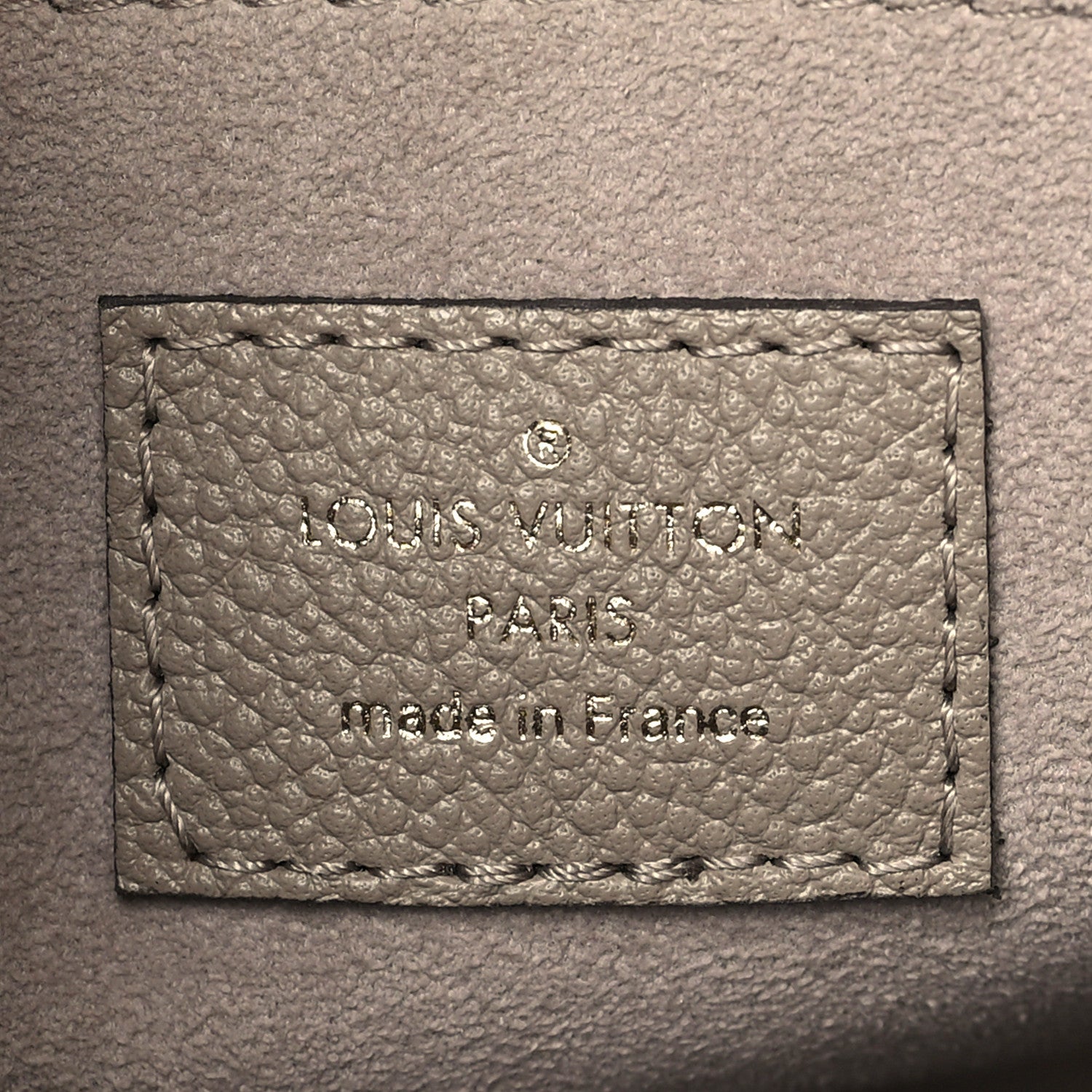 Louis Vuitton Empreinte Monogram Giant Madeleine MM Dove Grey Beige 6 of 9