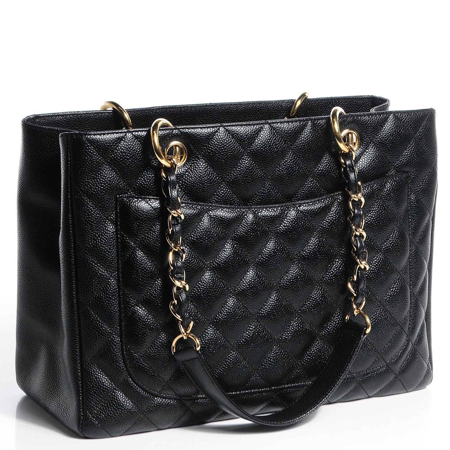 Caviar Grand Shopping Tote GST Black