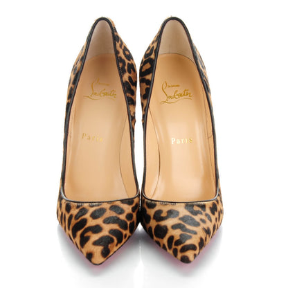Christian Louboutin Pony Hair Jaguar Printed So Kate 120 Pumps 38 Brown 2 of 7