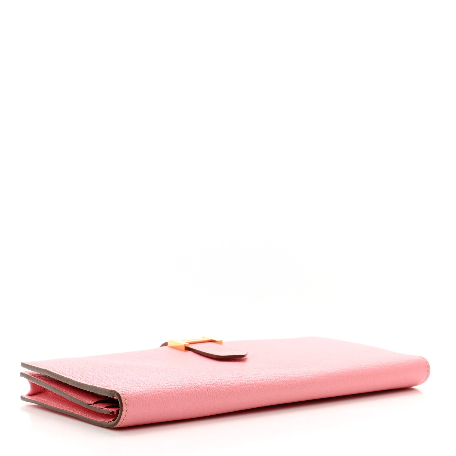 Hermes Chèvre Mysore Bearn Gusset Wallet Rose Confetti 4 of 9