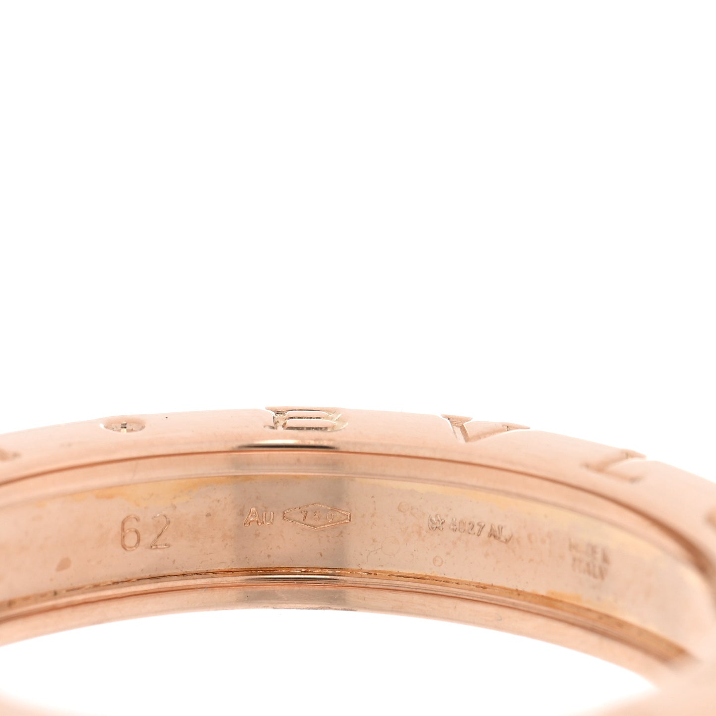 18K Rose Gold B.Zero1 One-Band Ring 62 10