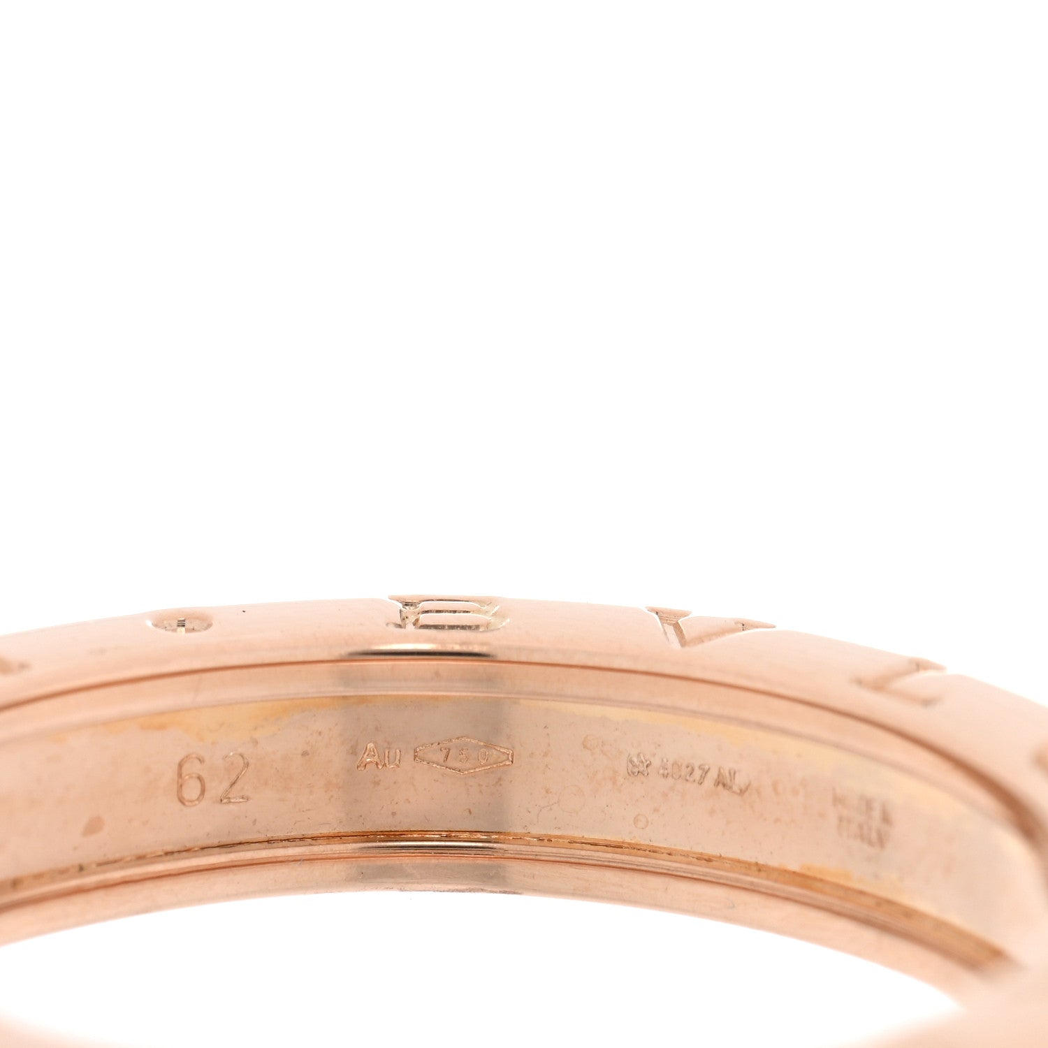Bulgari 18K Rose Gold B.Zero1 One-Band Ring 62 10 4 of 4