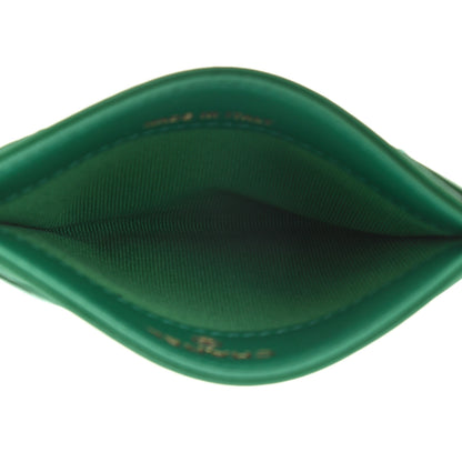 Chanel Lambskin Quilted Card Holder Green 5 of 9