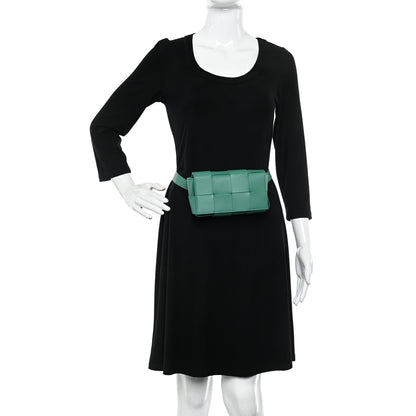 Bottega Veneta Nappa Maxi Intreccio The Belt Cassette Bag Mermaid 2 of 9