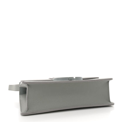 Christian Dior Ultra Matte Grained Calfskin 30 Montaigne Flap Bag Grey 4 of 10