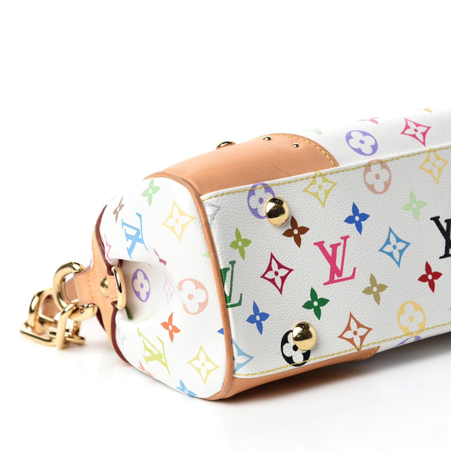 Louis Vuitton Monogram Multicolor Beverly MM White 6 of 10