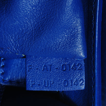Celine Smooth Calfskin Mini Luggage Royal Blue 7 of 10