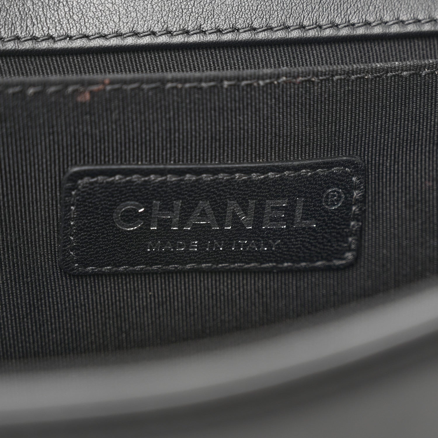 Chanel Calfskin Quilted Medium Boy Flap Black 6 of 14