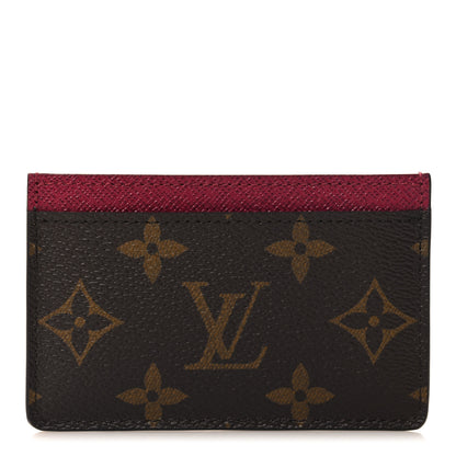 Louis Vuitton Monogram Card Holder Fuchsia 1 of 6