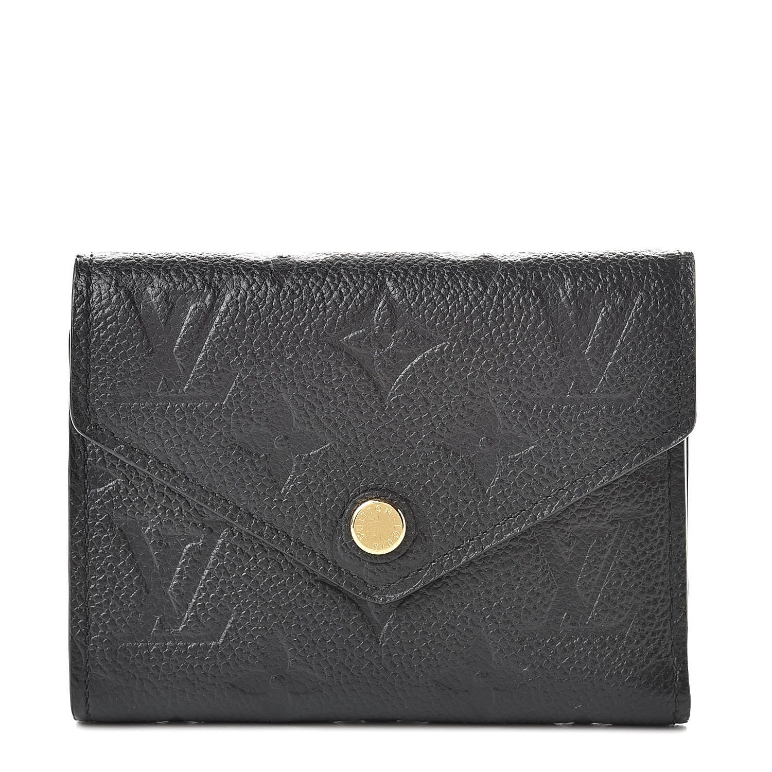 Louis Vuitton Empreinte Victorine Wallet Black 1 of 8