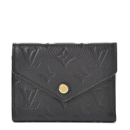 Louis Vuitton Empreinte Victorine Wallet Black 1 of 8