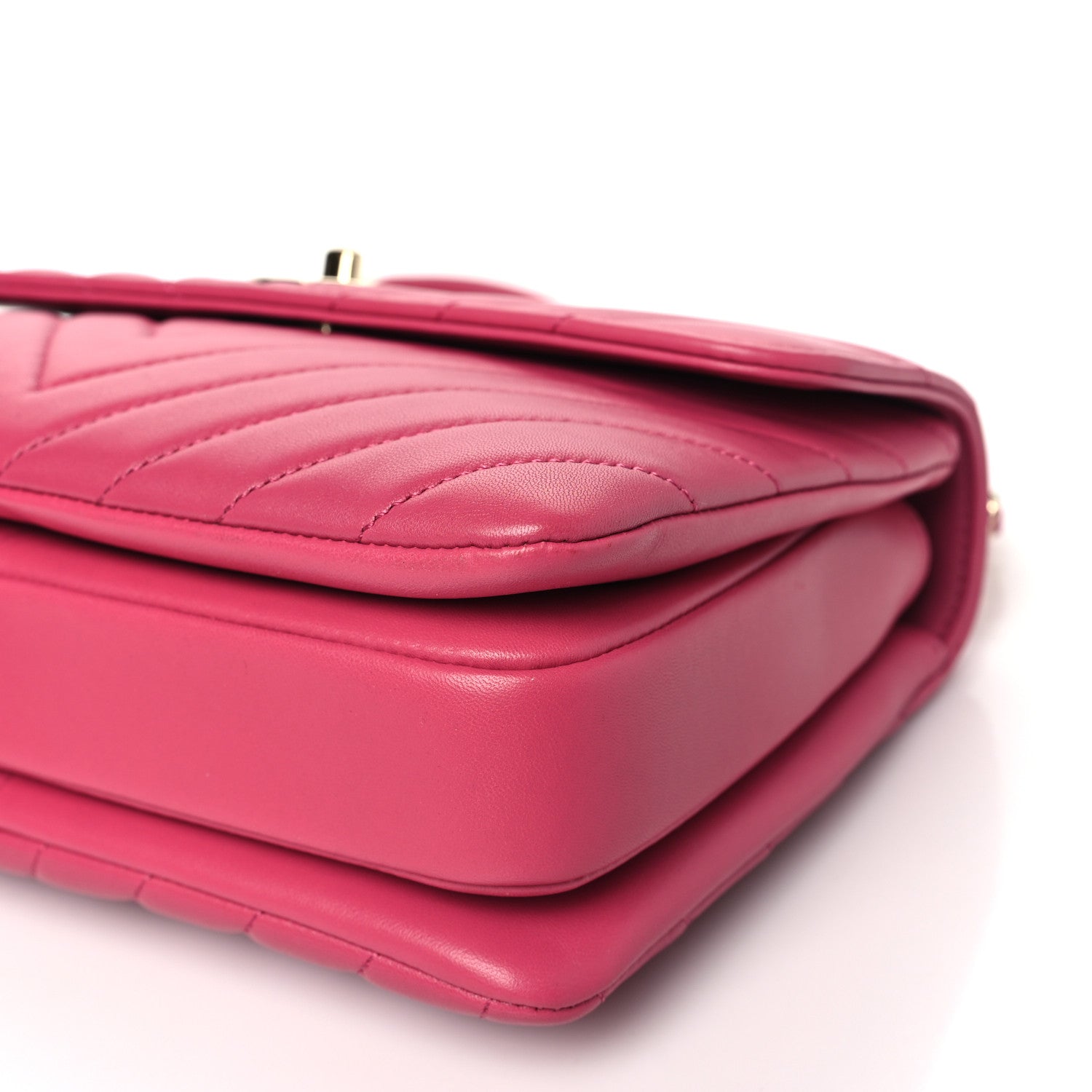 Chanel Lambskin Chevron Quilted Small Trendy CC Dual Handle Flap Bag Pink 11 of 11