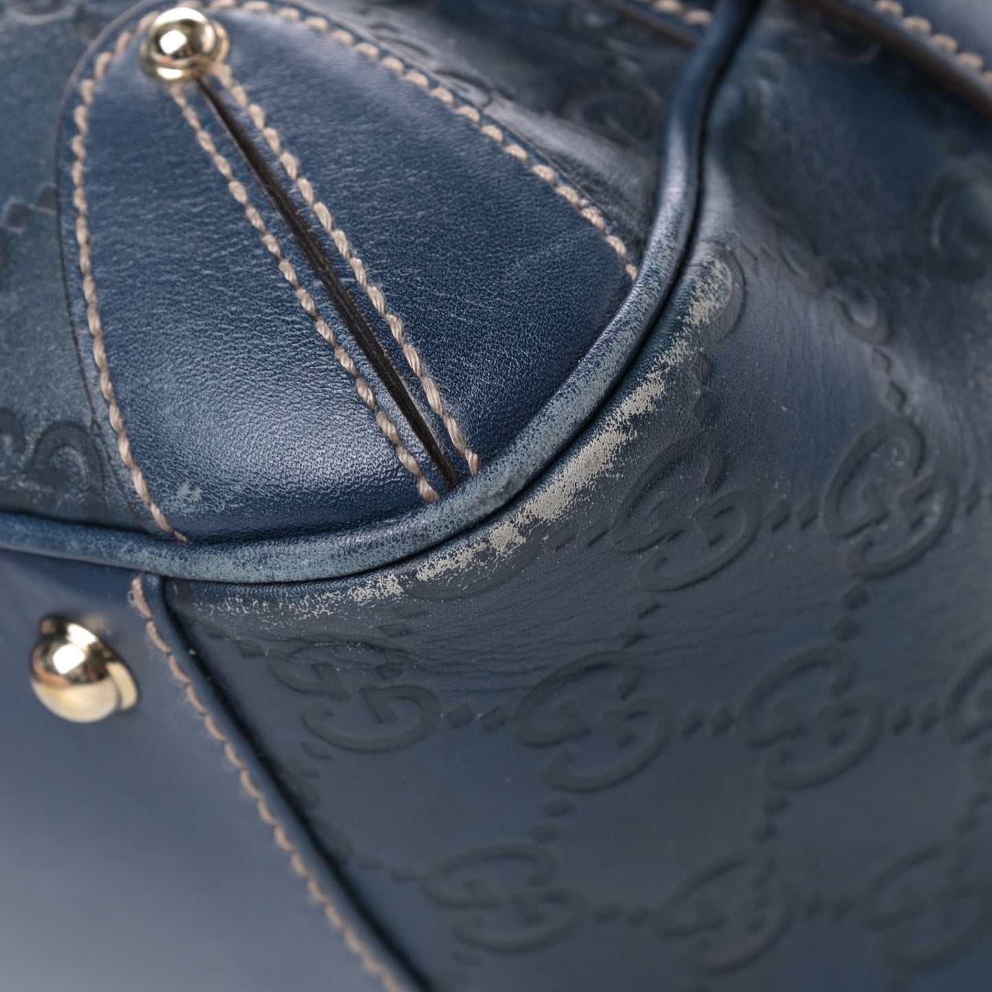 Guccissima Large Wave Boston Blue