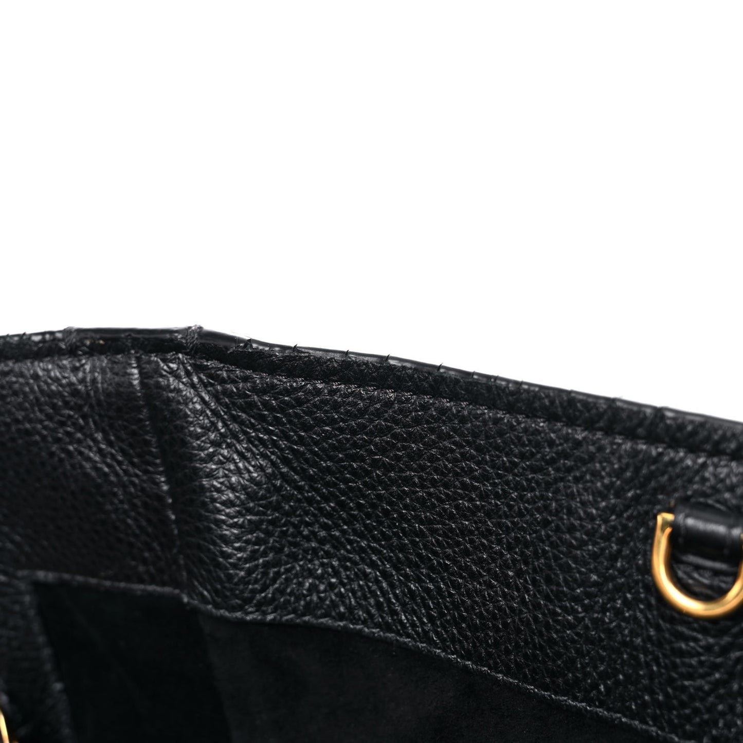Grained Calfskin Sedgwick Medium Zipper Tote Black