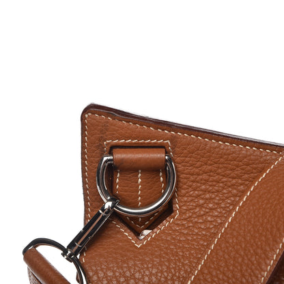 Hermes Taurillon Clemence Jypsiere 34 Gold 8 of 8