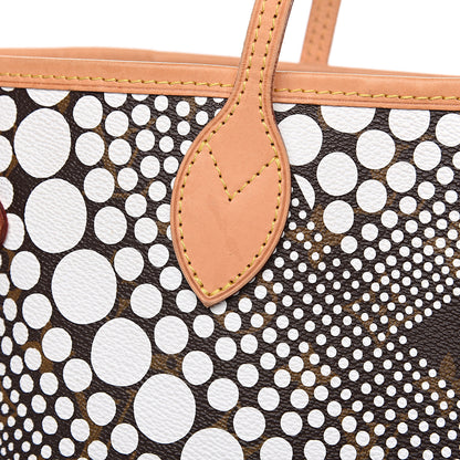 Louis Vuitton Monogram Kusama Waves Neverfull MM White 13 of 14