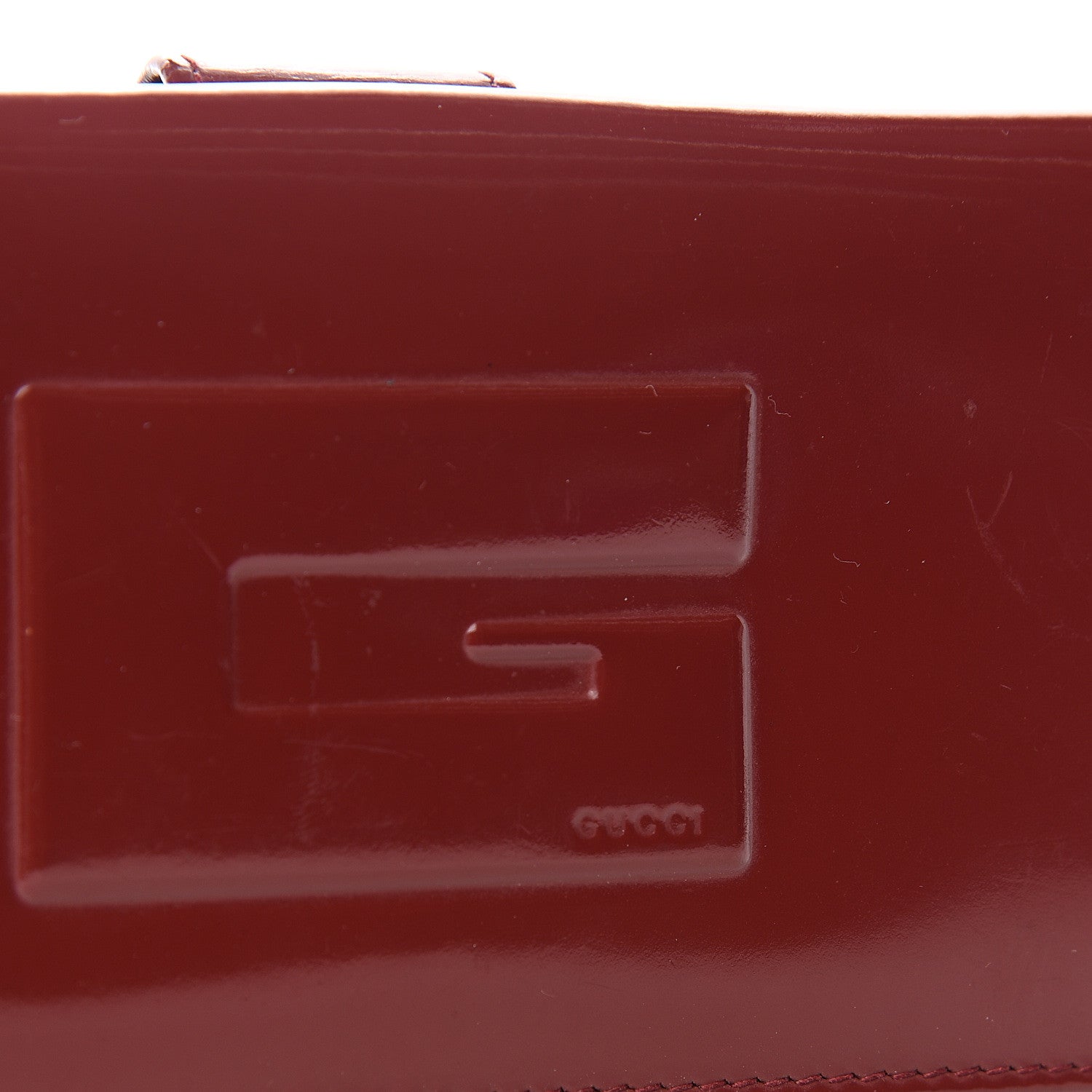 Gucci Patent Embossed G Continental Flap Wallet 9 of 9