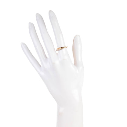 Cartier 18K Pink Yellow White Gold Extra Small Trinity Ring 52 6 2 of 5