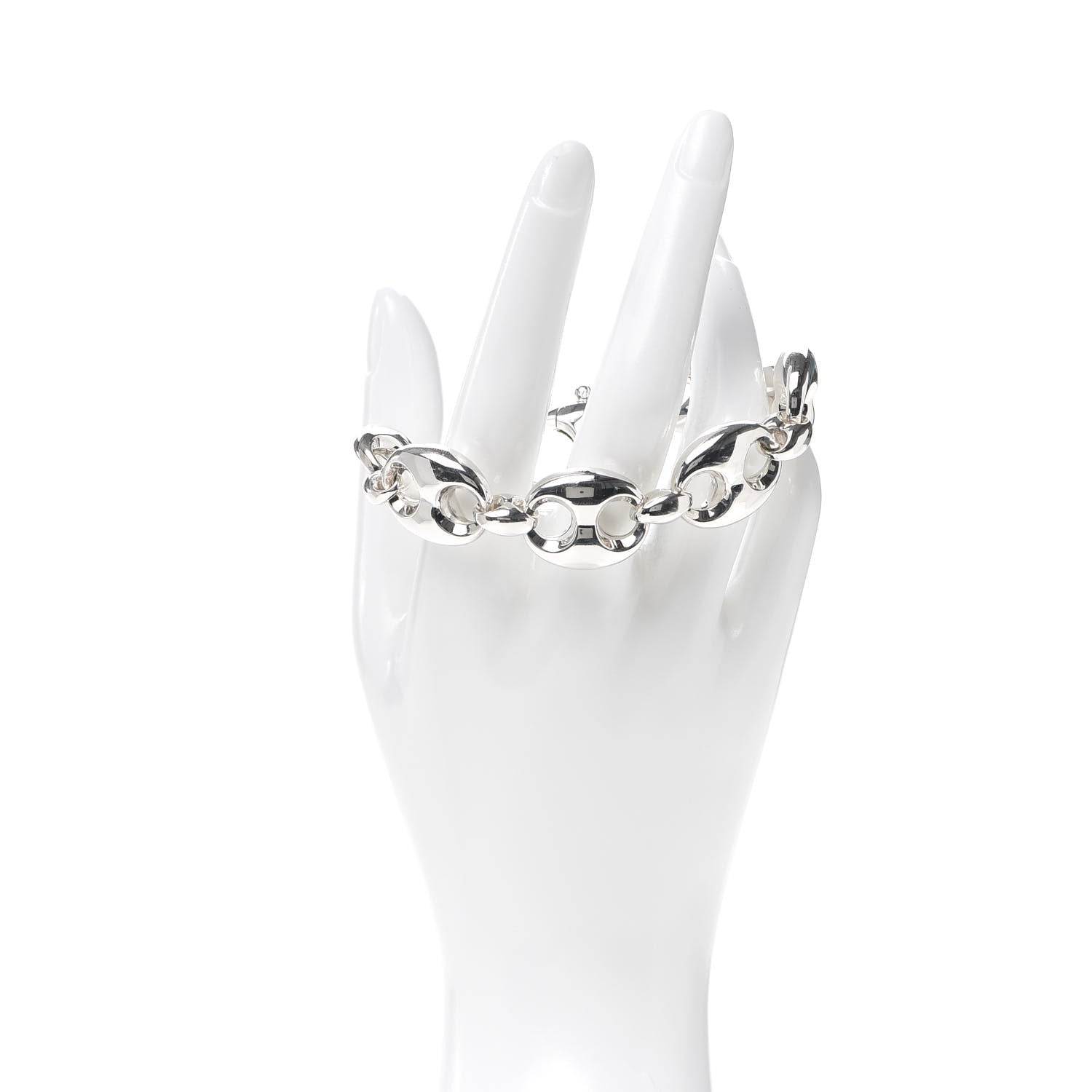 Gucci Sterling Silver Mariner Link Bracelet 2 of 5