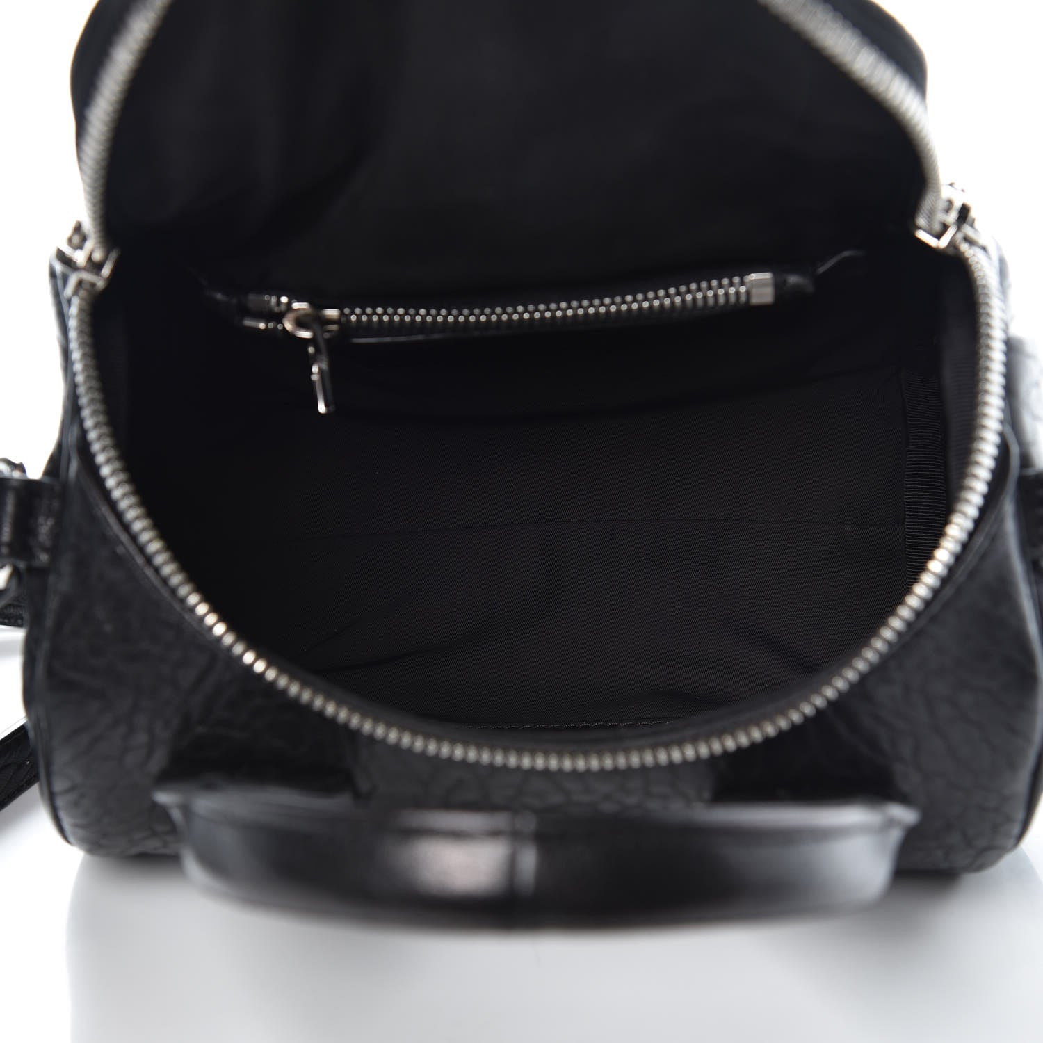Alexander Wang Pebbled Lambskin Mini Rockie Black Rhodium Hardware 5 of 6
