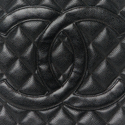 Chanel Caviar Quilted Medallion Tote Black 8 of 10